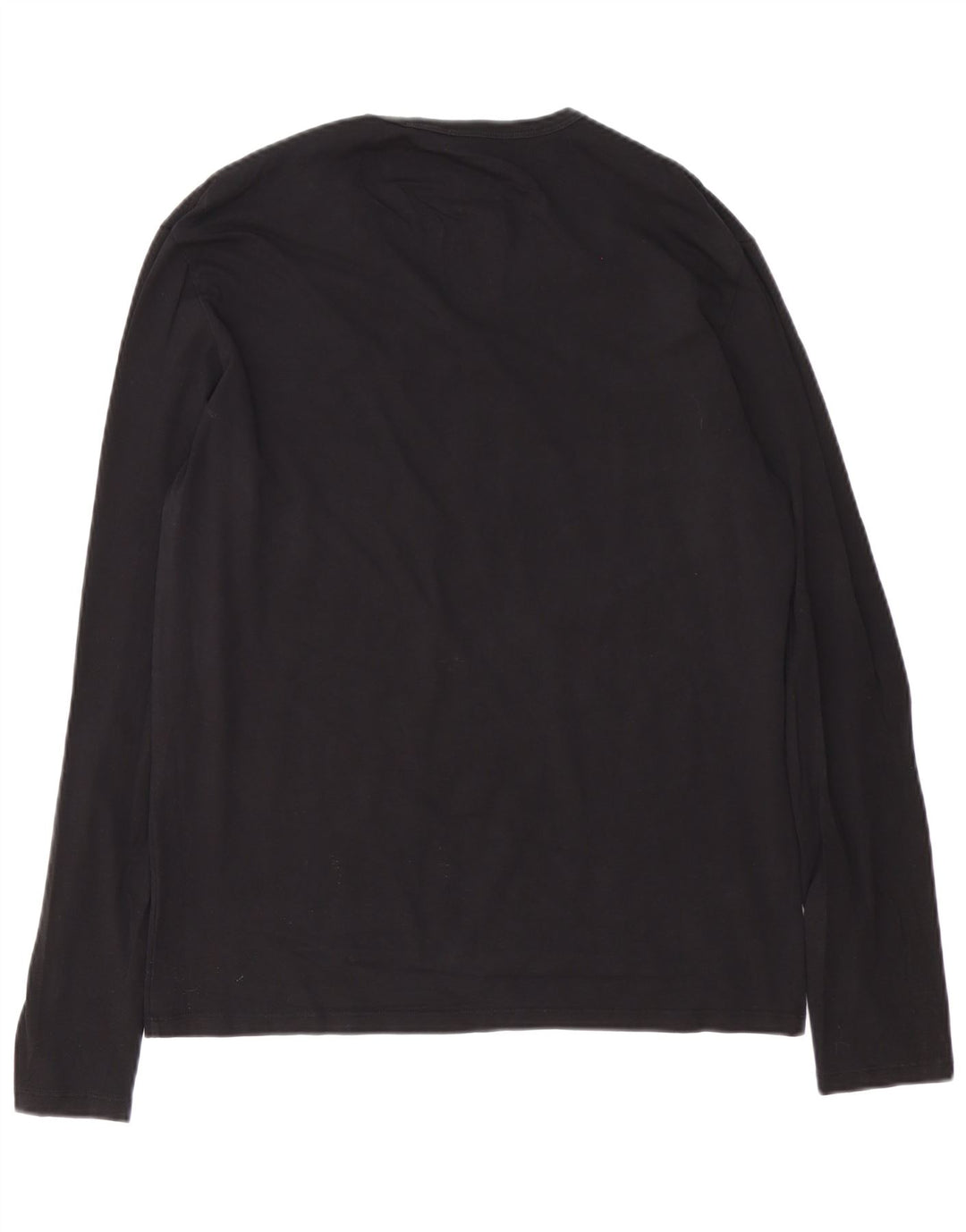 Męski graficzny top Guess z długim rękawem XL, czarny, bawełniany