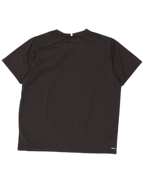Koszulka męska New Balance Top 2XL Czarny poliester
