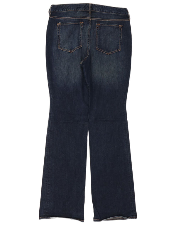 Jeansy damskie EDDIE BAUER Curvy Bootcut US 8 Medium W34 L32 Granatowe