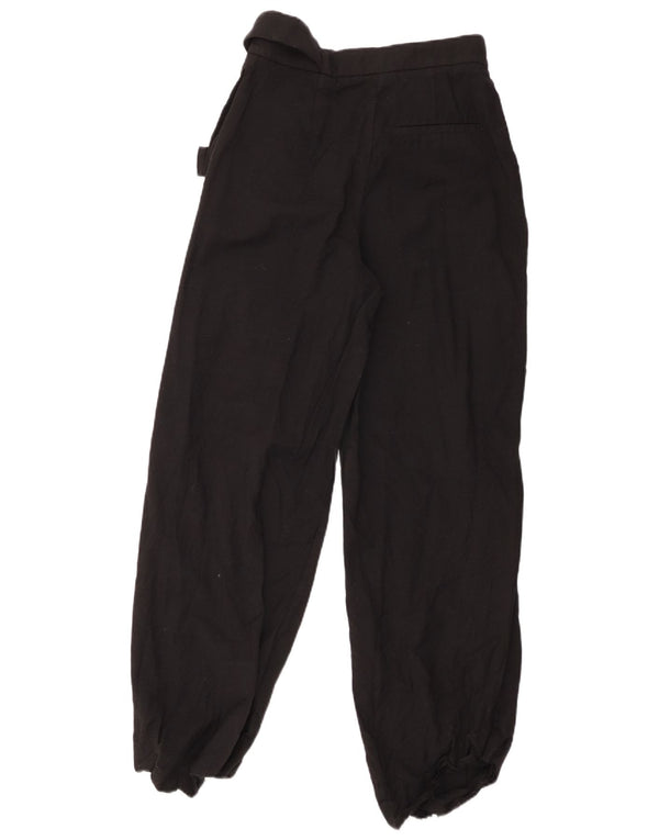 Cos Damskie luźne spodnie typu casual EU 36 XS W26 L28 Czarna wełna