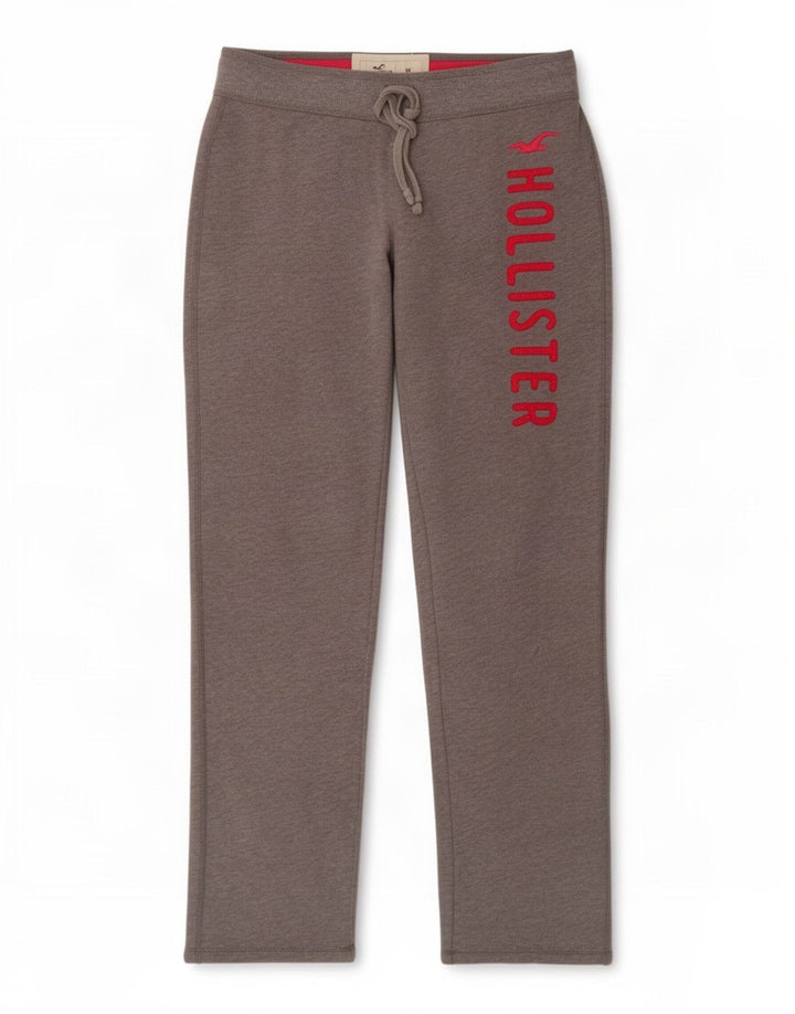 Damskie spodnie dresowe Hollister Graphic UK 14, średnioszare