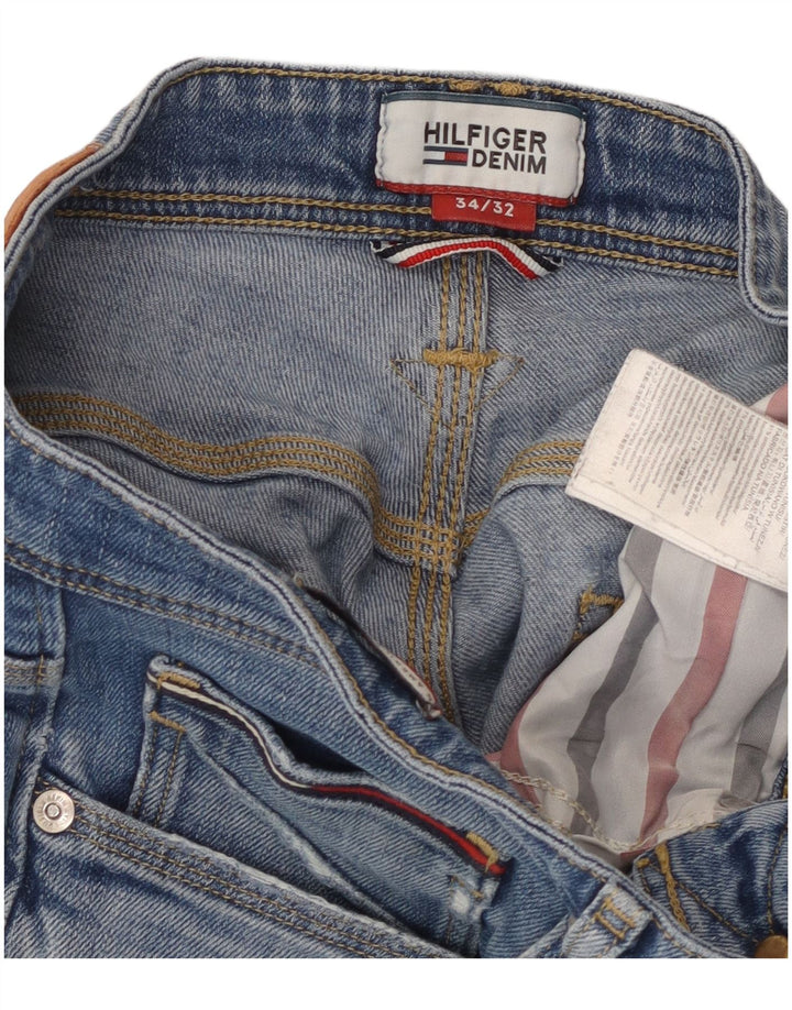 Damskie jeansy Bootcut TOMMY HILFIGER W34 L32 Niebieskie, bawełniane