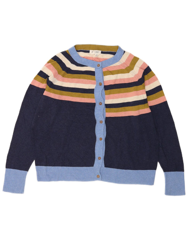 Sweter damski White Stuff UK 16, duży, bawełniany w granatowe paski