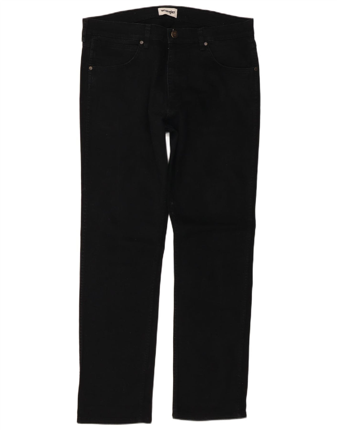 Męskie jeansy Wrangler Greensboro W34 L32, czarne, bawełniane