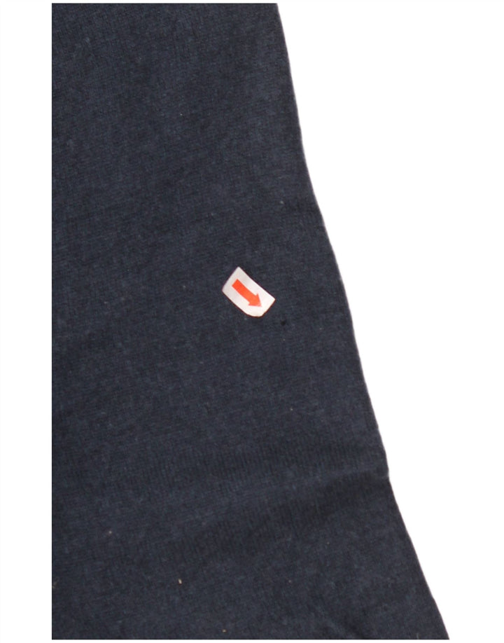 TIMBERLAND Męski sweter z dekoltem w kształcie litery V, średni granatowy wełniany