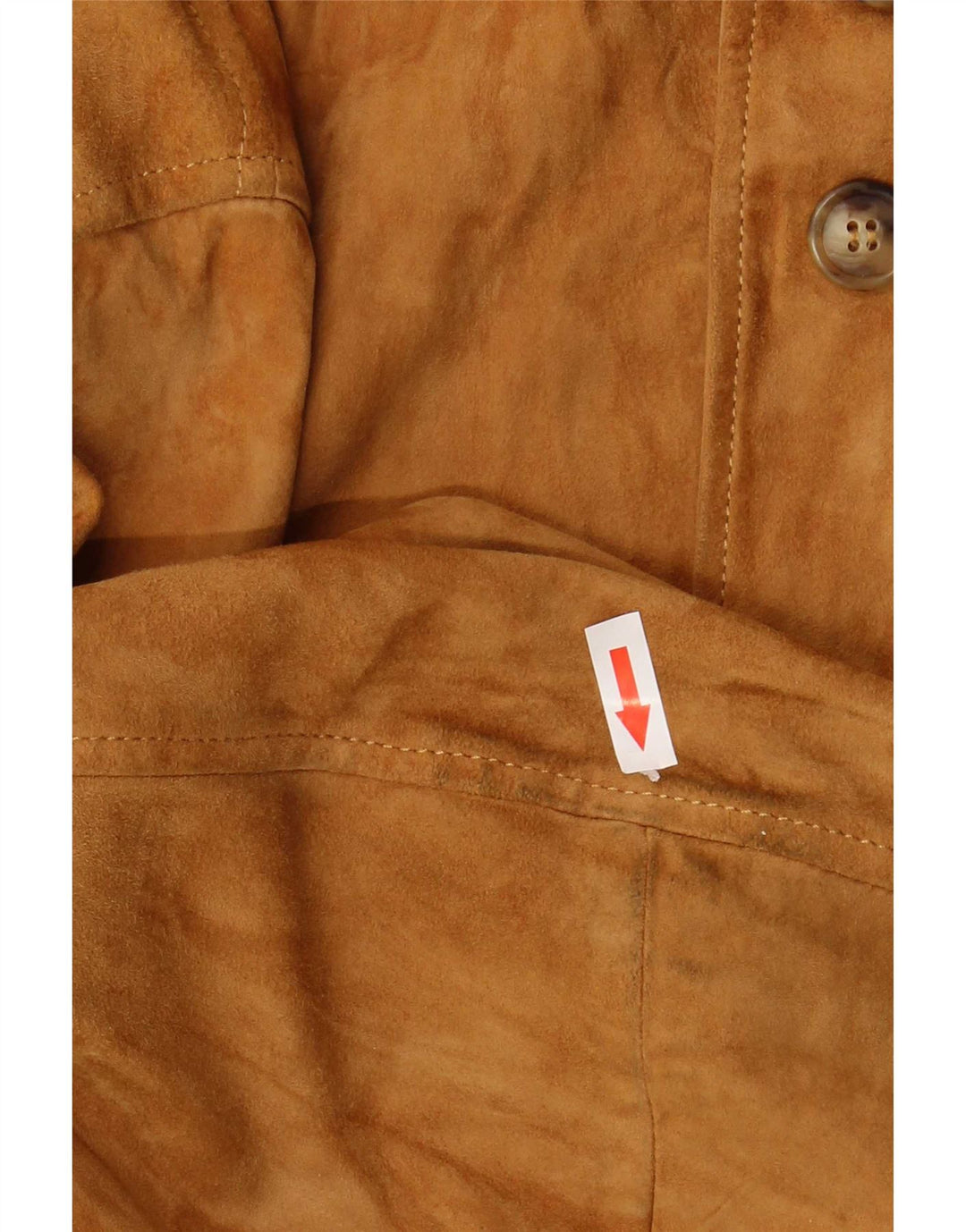 Vintage męska zamszowa kurtka bomber UK 42 XL brązowa