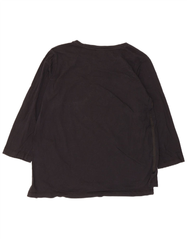 Damski top graficzny Champion z rękawem 3/4, UK 18 XL, czarny