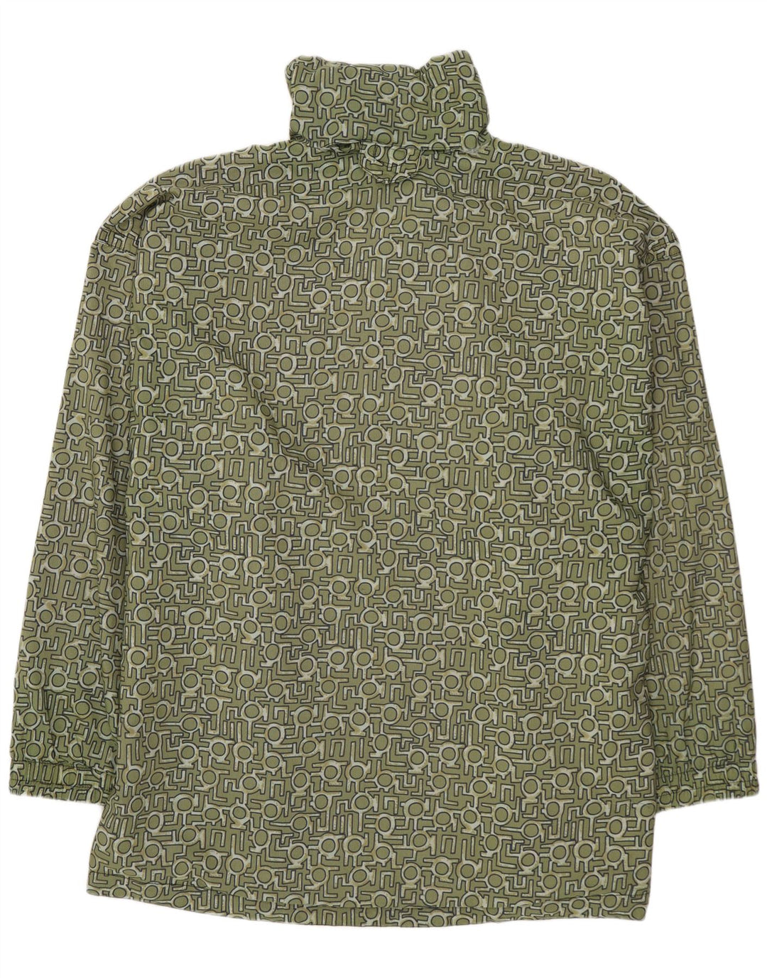 PROLINE Męska kurtka Anorak UK 44 2XL Zielona geometryczna