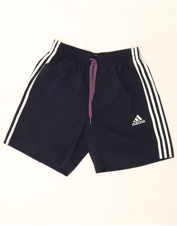 Męskie spodenki sportowe Adidas, średni granatowy poliester