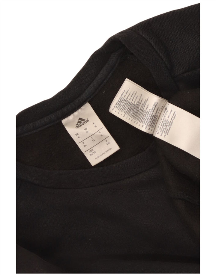 Adidas Męska Bluza Sweter XL Czarna Bawełna