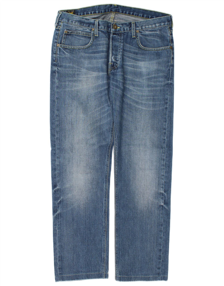 Męskie jeansy Lee Blake Straight W34 L30 Niebieskie bawełniane