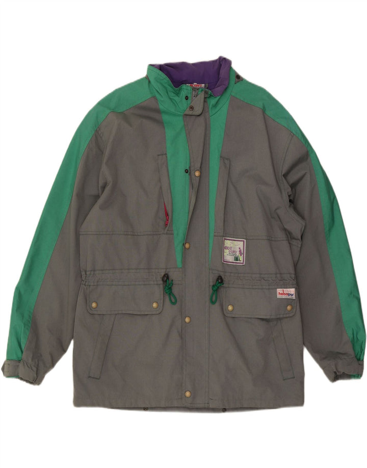 MC KEE'S Mens Utility Jacket UK 44 2XL Grey Colourblock Polyester Vintage MC Kee's and Second-Hand MC Kee's from Messina Hembry 