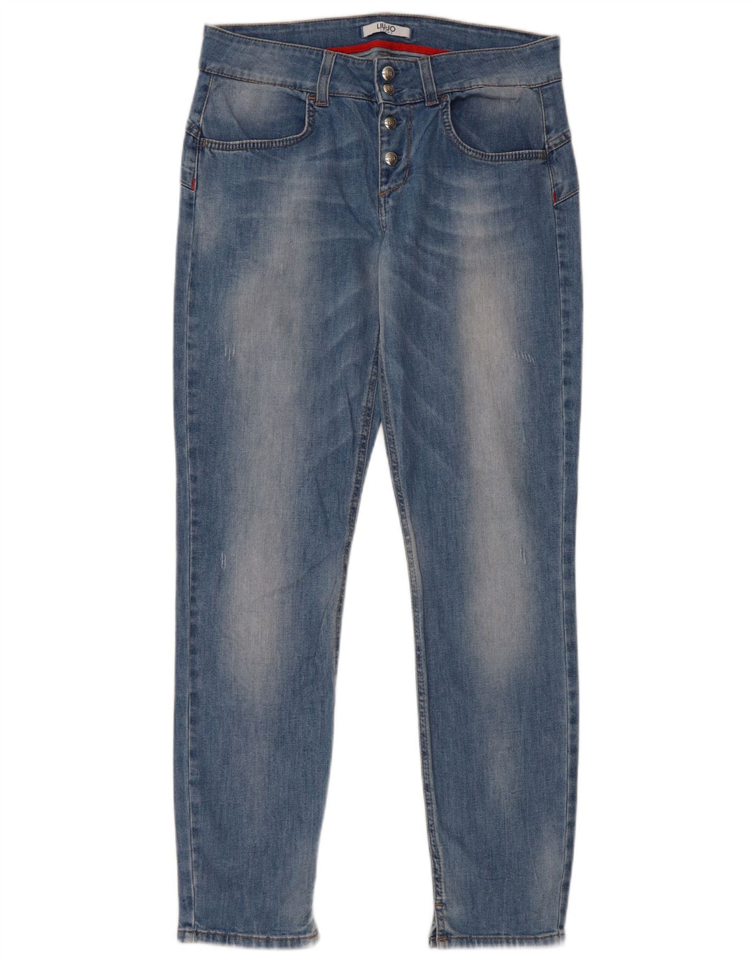 Damskie jeansy Liu Jo W30 L29 Niebieskie