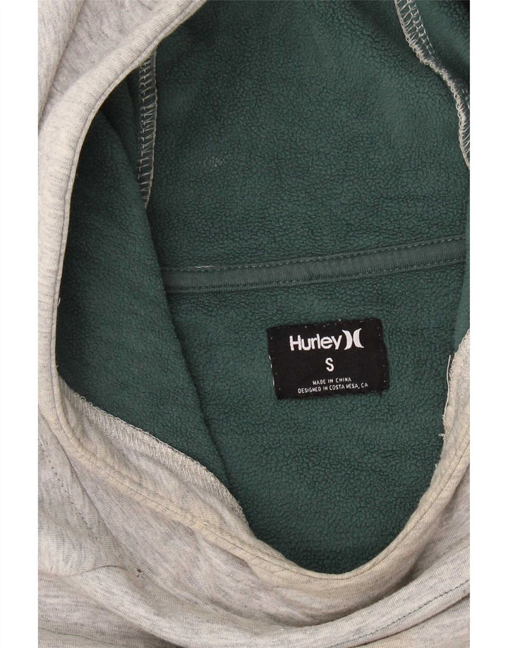 Damski sweter oversize z kapturem Hurley UK 10 w małe szare paski