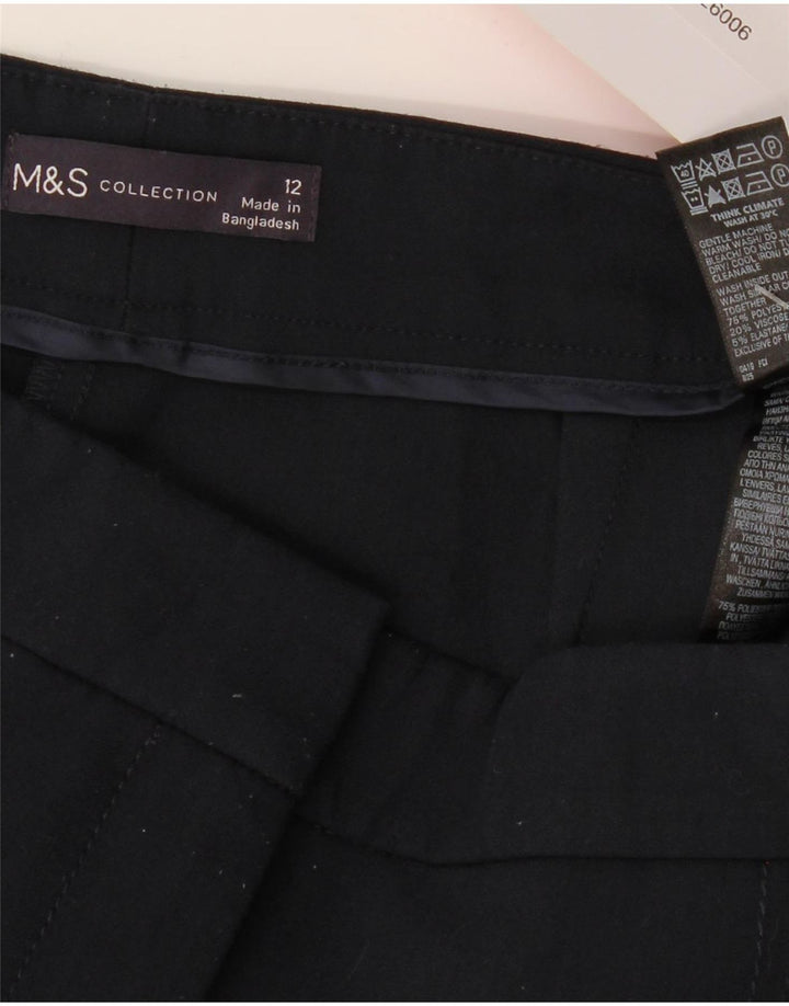 Damskie spodnie Chino Marks & Spencer UK 12 Medium W32 L27 Granatowe