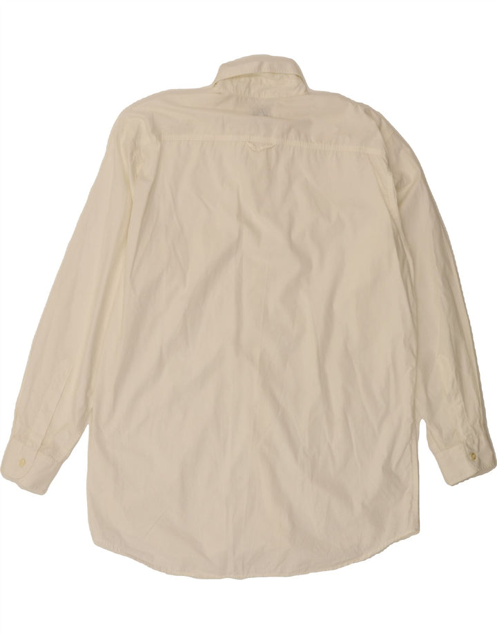 LEVI'S Mens Shirt Large White Vintage Levi's and Second-Hand Levi's from Messina Hembry 