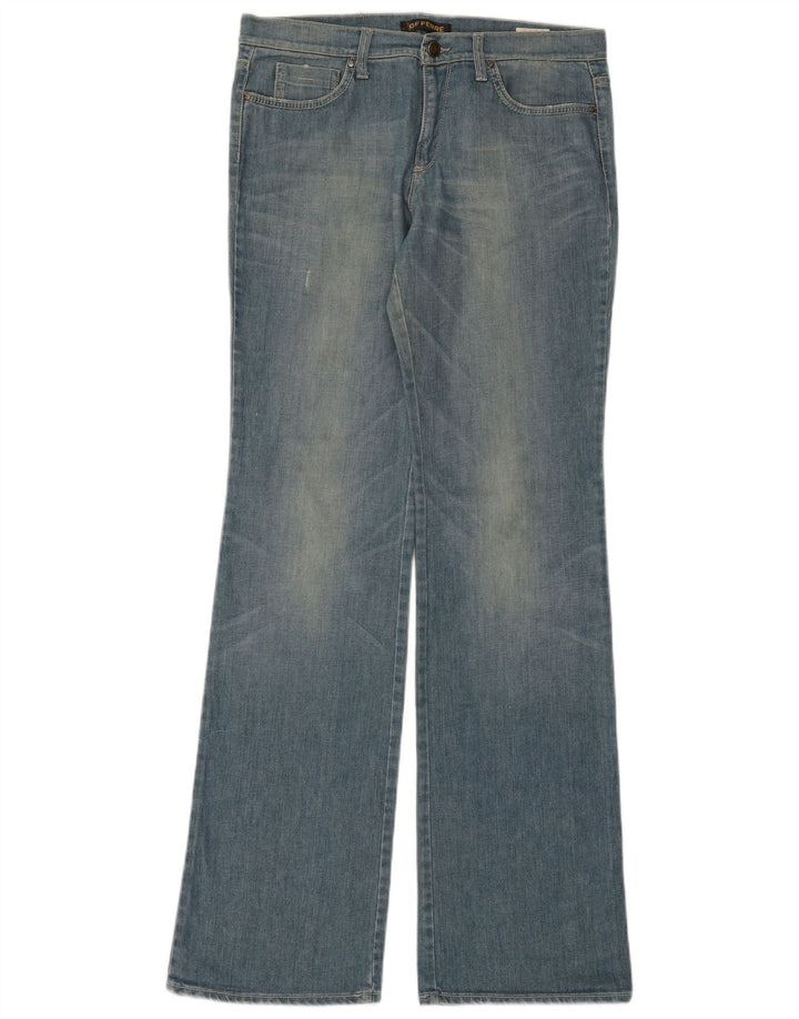 Damskie jeansy Bootcut Gianfranco Ferre Graphic W31 L35 Niebieskie, bawełniane