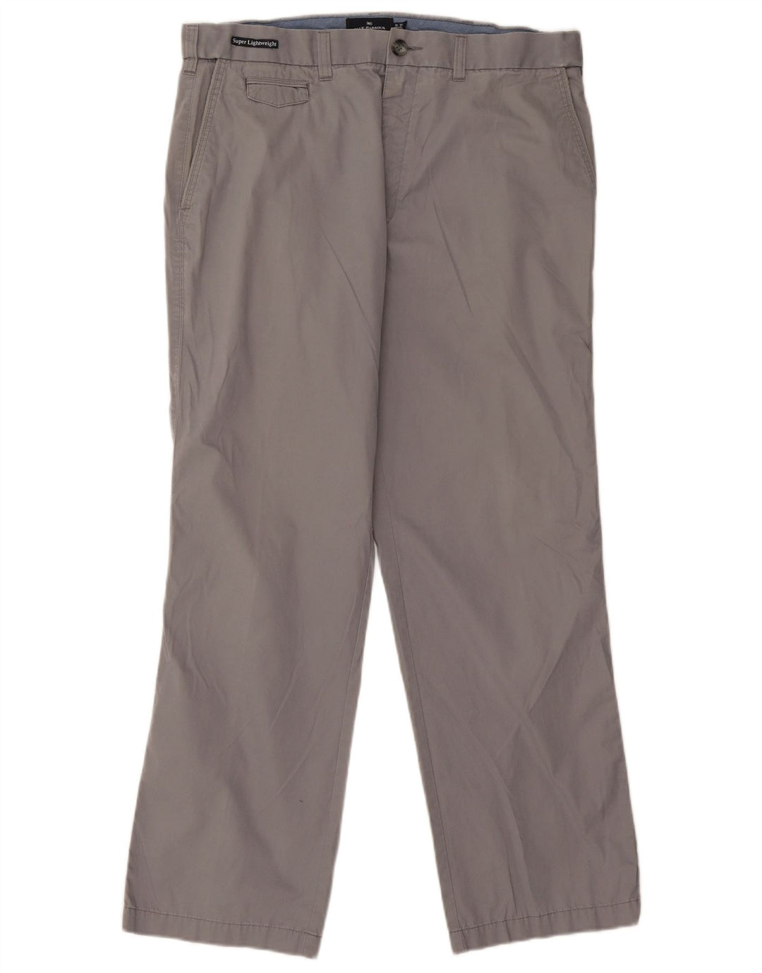 Męskie spodnie chino Marks & Spencer Blue Harbor Straight W36 L29 szare