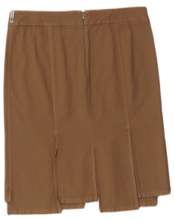 Spódnica damska TRUSSARDI IT 42 Medium W28 Beżowa bawełna