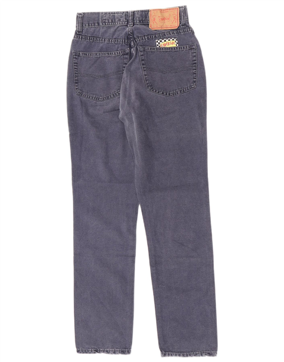 Damskie jeansy z wysokim stanem Energie W26 L29 Niebieskie