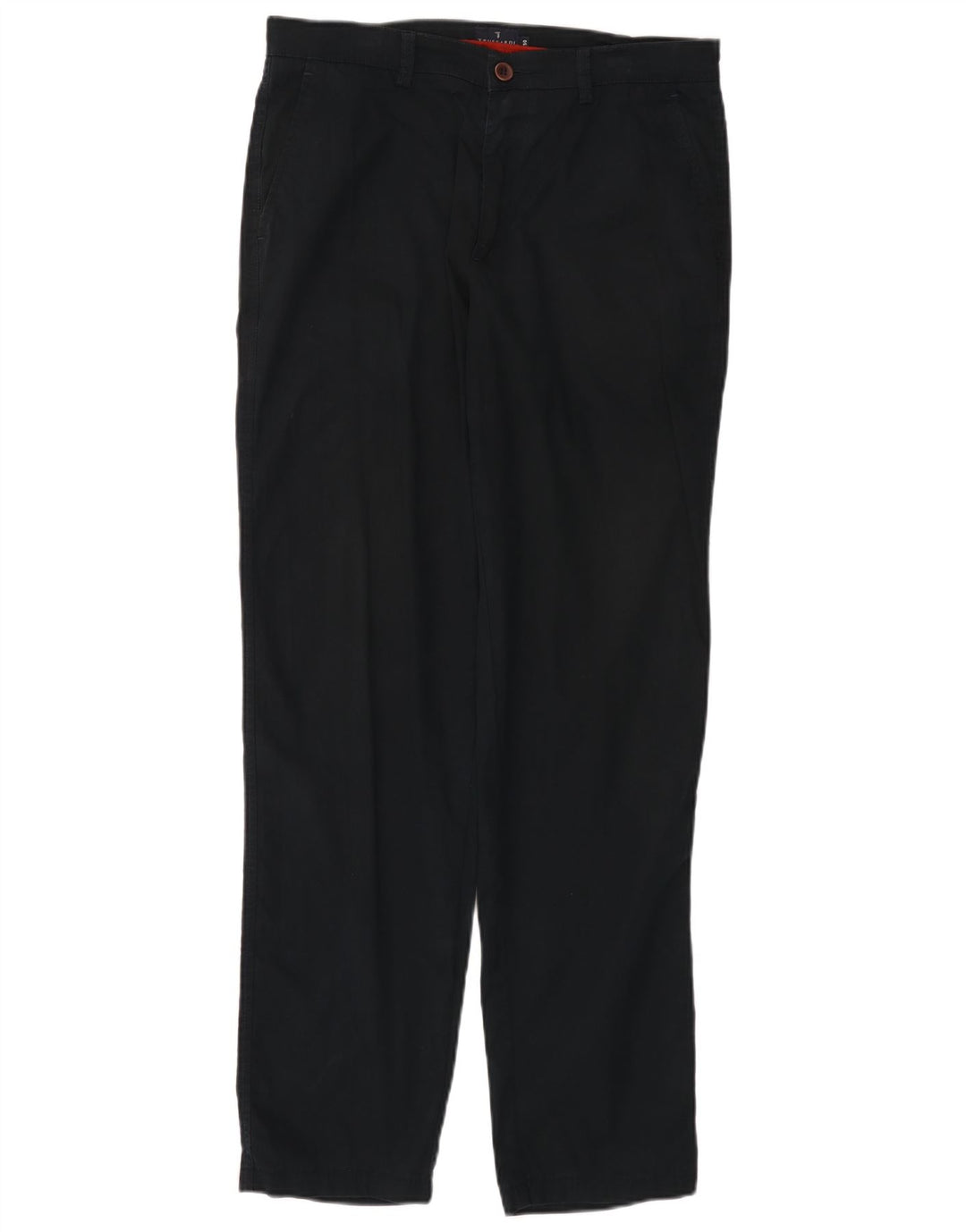 Męskie proste spodnie chino TRUSSARDI IT 50 Large W30 L31 granatowe