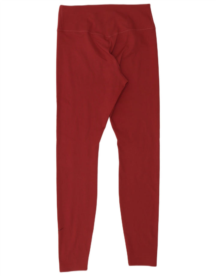 Legginsy damskie Nike UK 12, średni bordowy poliester