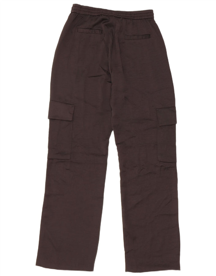 Spodnie damskie Zara Straight Cargo, małe W27 L31, czarne