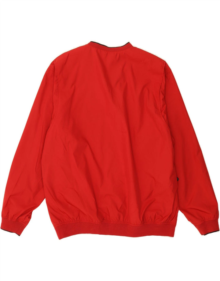 IZOD Mens Pullover Tracksuit Top XL Red Polyester Vintage Izod and Second-Hand Izod from Messina Hembry 