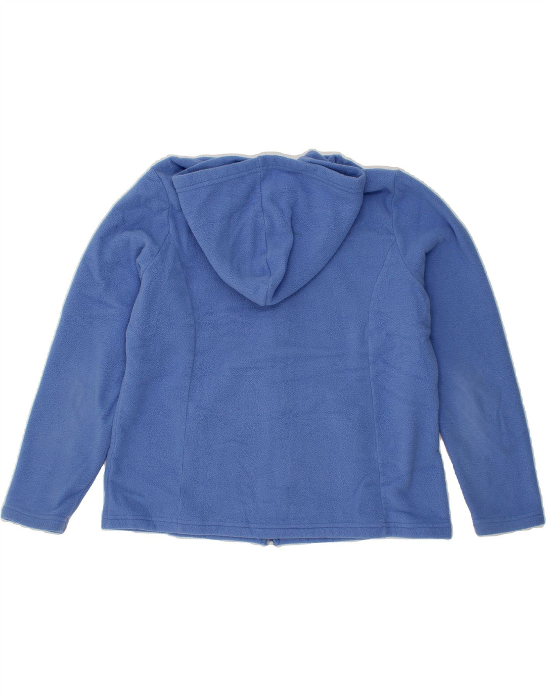 L.L.BEAN Womens Hooded Fleece Jacket UK 16 Large Blue Polyester Vintage L.L.Bean and Second-Hand L.L.Bean from Messina Hembry 