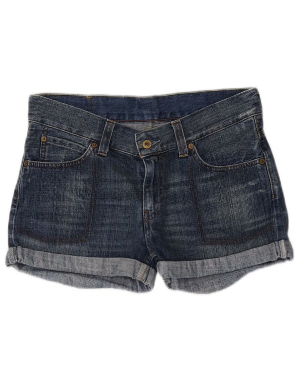Damskie spodenki jeansowe Levi's 607 UK 12 Medium W28 Niebieskie bawełniane