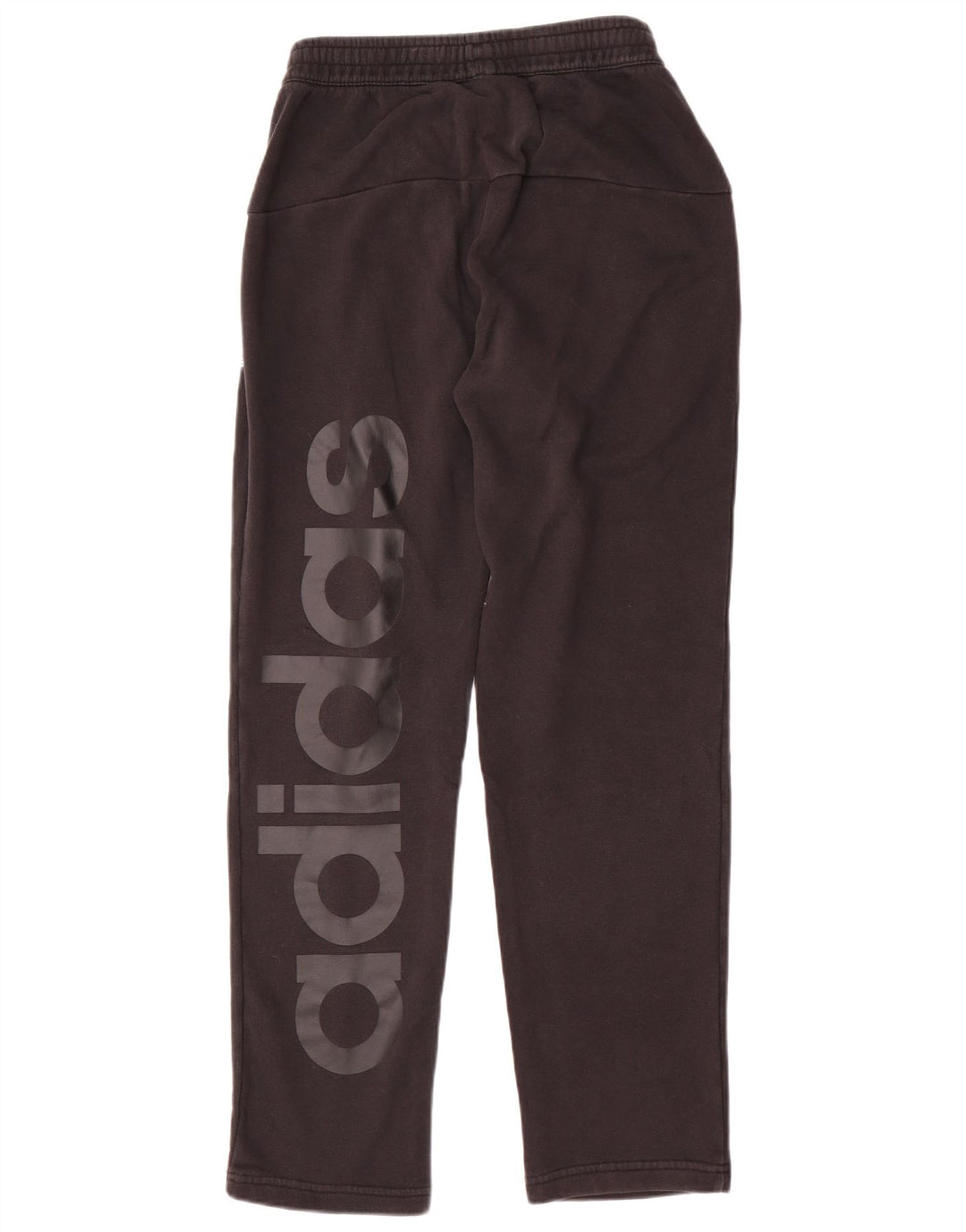 Męskie spodnie dresowe Adidas z grafiką, małe, czarne, bawełniane