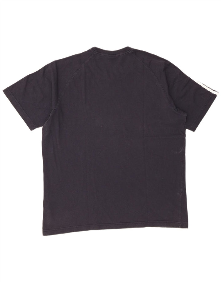 Adidas Męska Koszulka Top XL Granatowa Bawełna