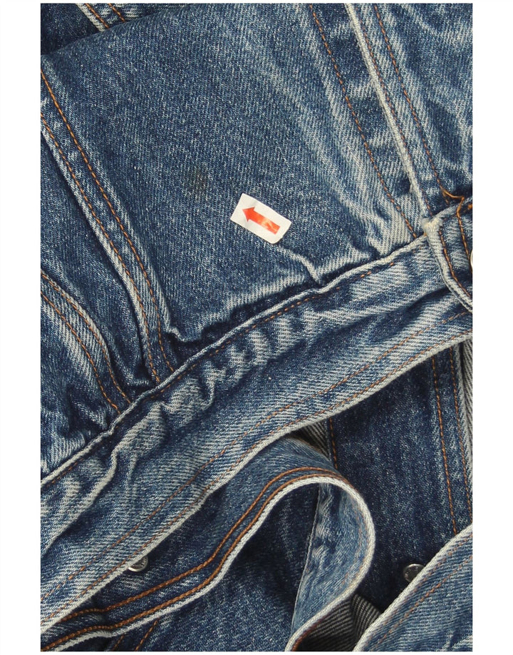 Część druga Męska kurtka dżinsowa UK 42 XL Niebieska bawełna