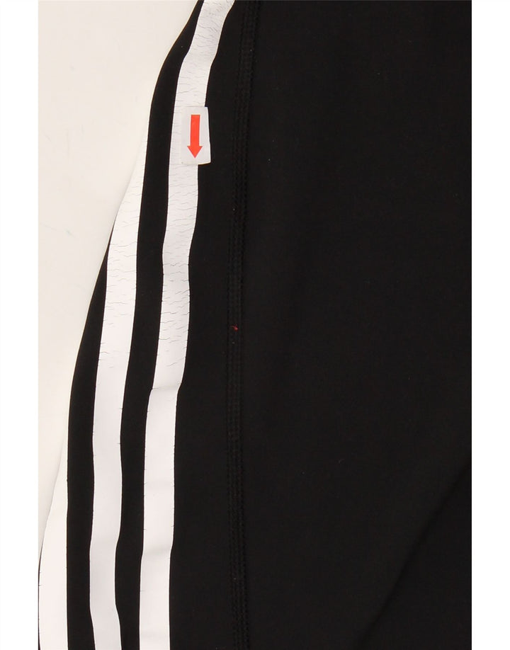 ADIDAS Womens Aeroready Leggings UK 12/14 Medium Black Vintage Adidas and Second-Hand Adidas from Messina Hembry 