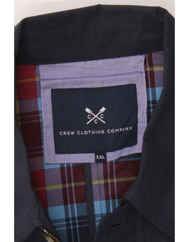 Crew Clothing Płaszcz męski UK 44 2XL Granatowy poliester