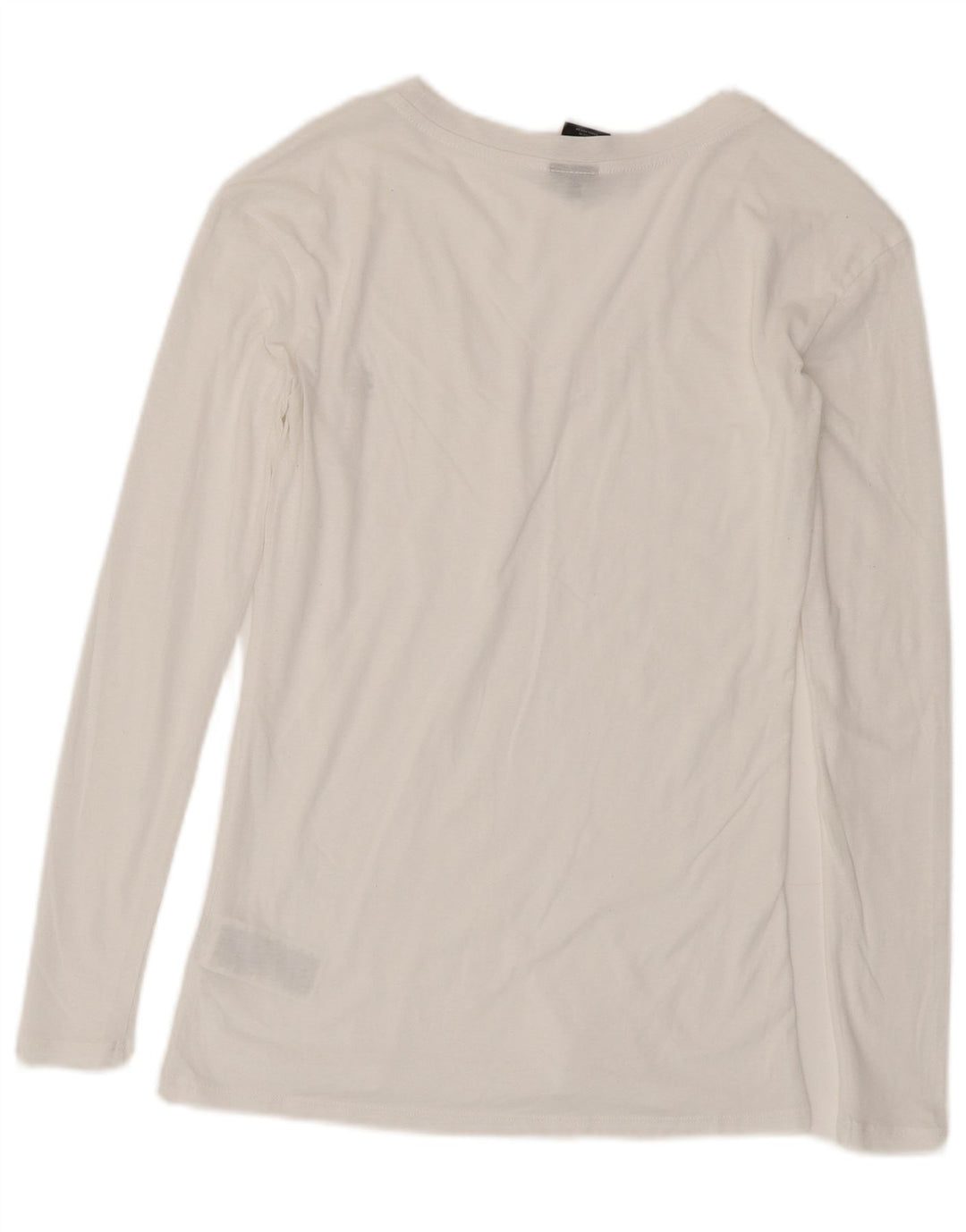 Top damski G-Star z długim rękawem, UK 10, mały, biały, bawełniany