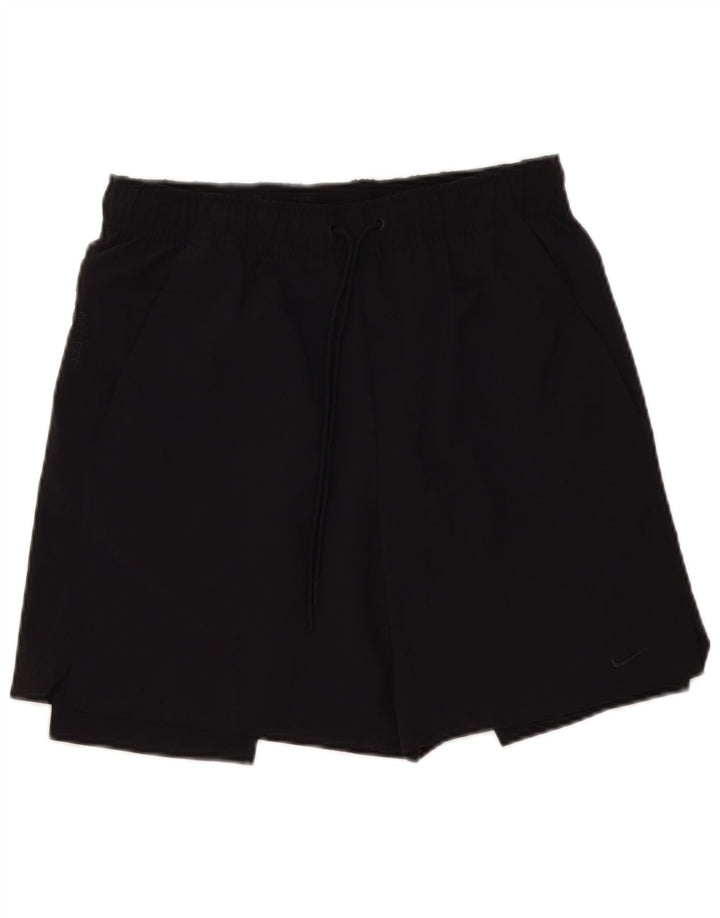 Męskie spodenki sportowe Nike Dri Fit, średni czarny poliester