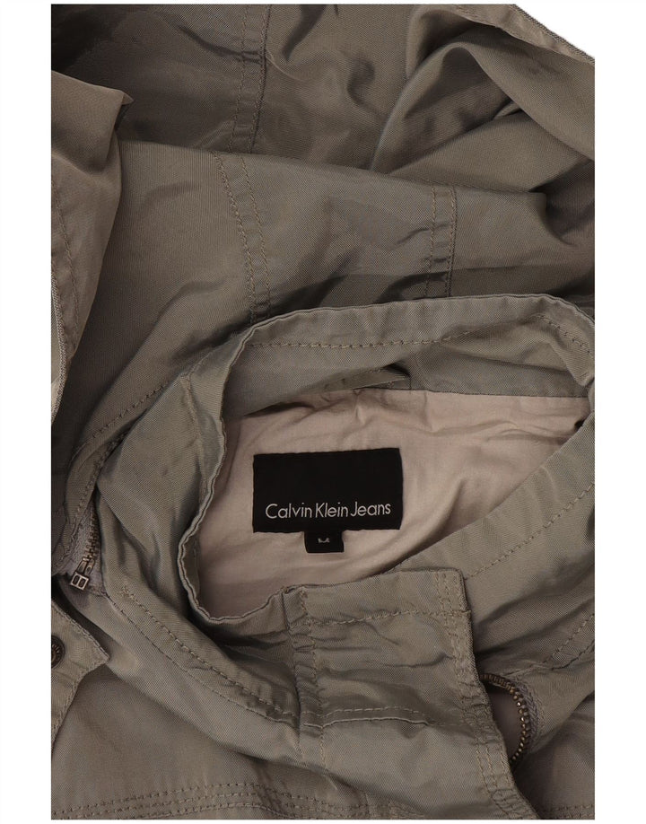 Damska kurtka z kapturem Calvin Klein Jeans UK 14, średnia szarość