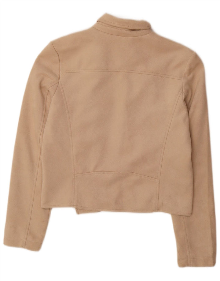 Damska kurtka bomberka GUESS, UK 10, mała, beżowa, poliester