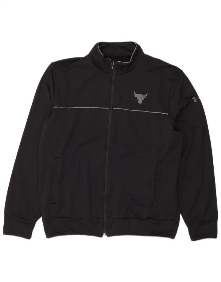 Męska kurtka dresowa Under Armour o luźnym kroju, duża, czarna