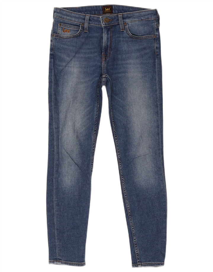 Damskie jeansy Lee Skinny W28 L26 Niebieskie bawełniane