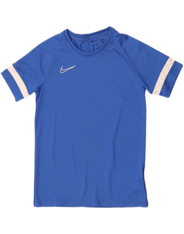 T-shirt chłopięcy Nike 13-14 lat XL, niebieski, poliestrowy, sportowy