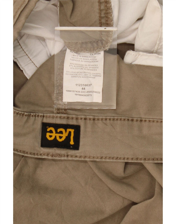 LEE Mens Cargo Shorts W44 2XL Beige Cotton Vintage Lee and Second-Hand Lee from Messina Hembry 