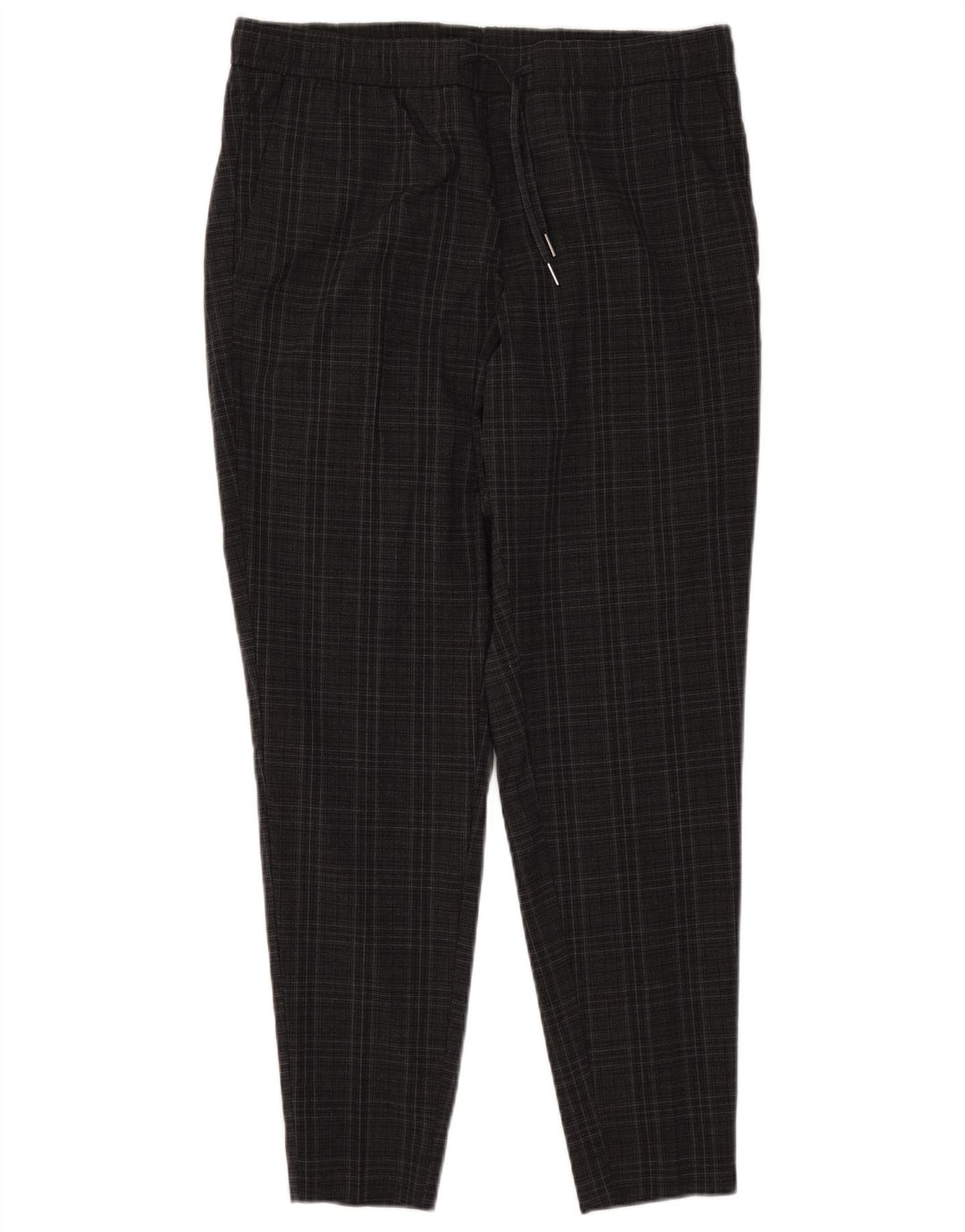Męskie spodnie typu chino Jack & Jones, duże, szare, z poliestru w kratę