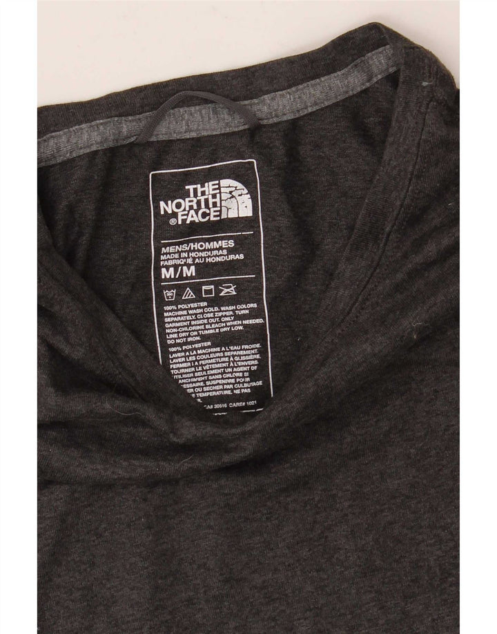 Męski t-shirt The North Face, średnioszary, nakrapiany poliester