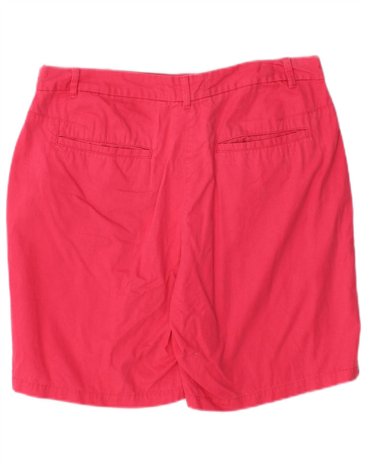 Marks & Spencer Damskie spodenki Chino UK 12 Medium W30 Różowa bawełna