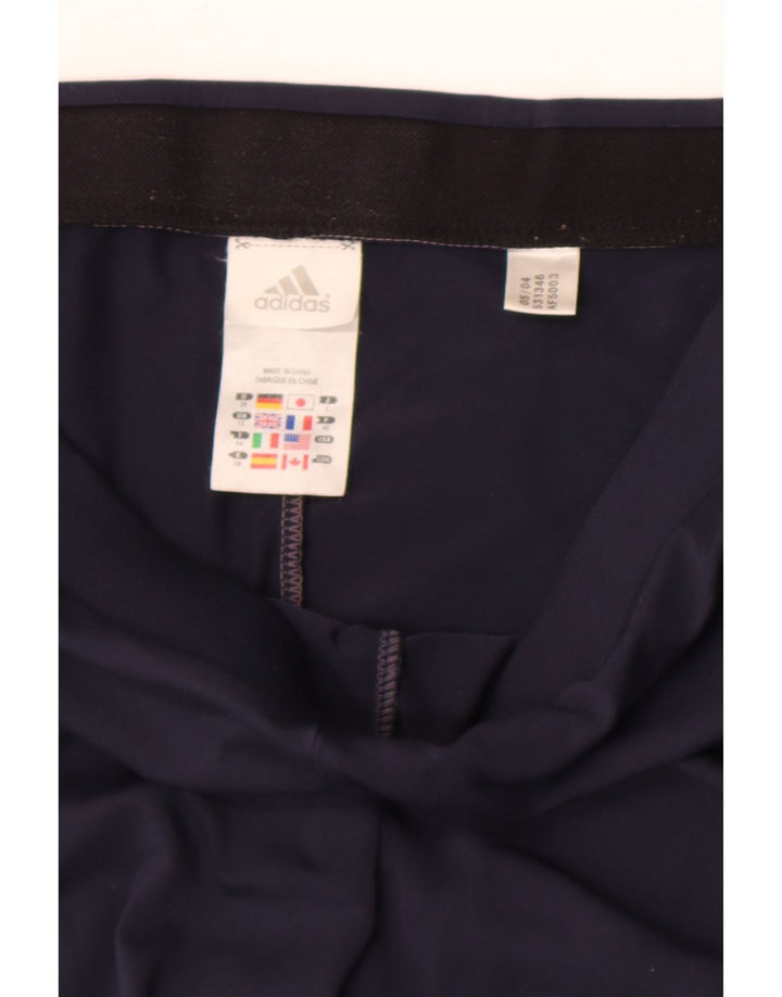 Damskie spodenki sportowe Adidas Climalite UK 12, średni granatowy poliester