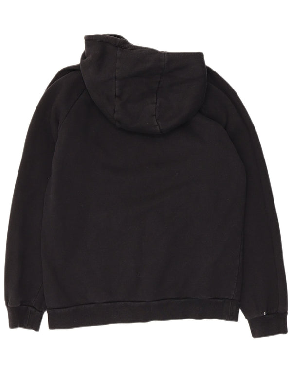 Męski sweter z kapturem i grafiką JORDAN, średni czarny, bawełniany