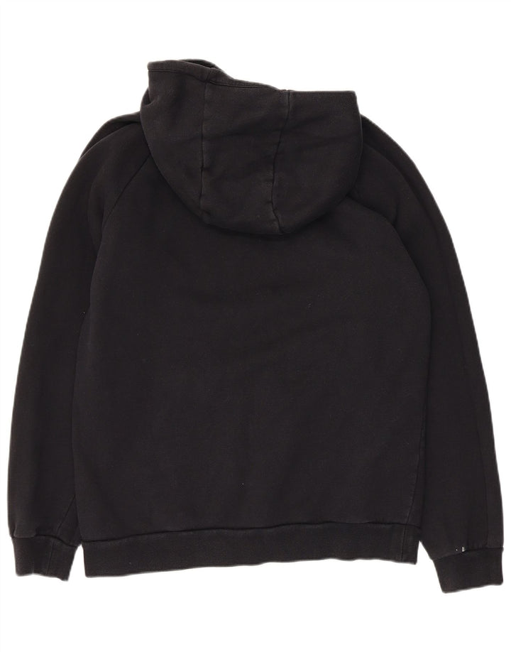 Męski sweter z kapturem i grafiką JORDAN, średni czarny, bawełniany