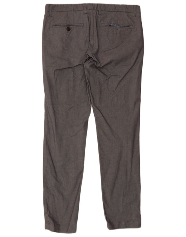 Męskie spodnie garniturowe Ted Baker W34 L31 Szare bawełniane